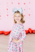 disco-bows-3-4-sleeve-pocket-twirl-dress Mila &  Rose - Sophia's Style--3T--4
